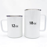 The Coffee Addict Tarot Card Insulated Travel Mug
