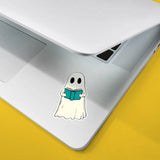 Bookish Ghost Vinyl Sticker