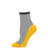 Sailor Stripe With Contrast Footbed Cotton Mini Crew