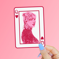 Queen of Hearts Taylor Swift Sticker