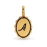 Scalloped Initial Charm