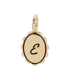 Scalloped Initial Charm