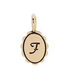 Scalloped Initial Charm