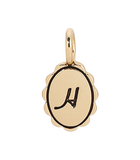 Scalloped Initial Charm
