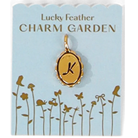 Scalloped Initial Charm