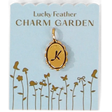 Scalloped Initial Charm