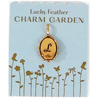 Scalloped Initial Charm