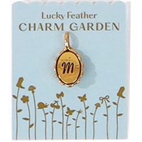 Scalloped Initial Charm