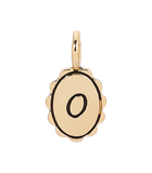 Scalloped Initial Charm