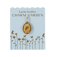 Scalloped Initial Charm