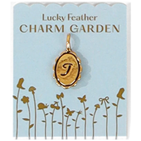 Scalloped Initial Charm