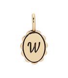 Scalloped Initial Charm