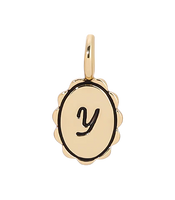 Scalloped Initial Charm