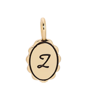 Scalloped Initial Charm