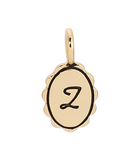 Scalloped Initial Charm