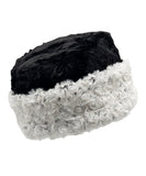 Cuffed Reversible Rosebud Pillbox Hat