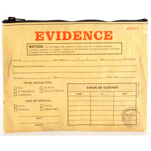 Evidence Zipper Pouch