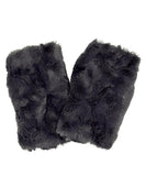 Reversible Short Cuddly Faux Fur Fingerless Gloves