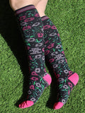 Fuck Around And Find Out Knee High Compression Socks