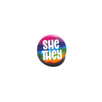 Bright Swirl Pronoun Buttons