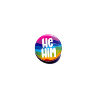 Bright Swirl Pronoun Buttons