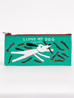 I Love My Dog Pencil Case