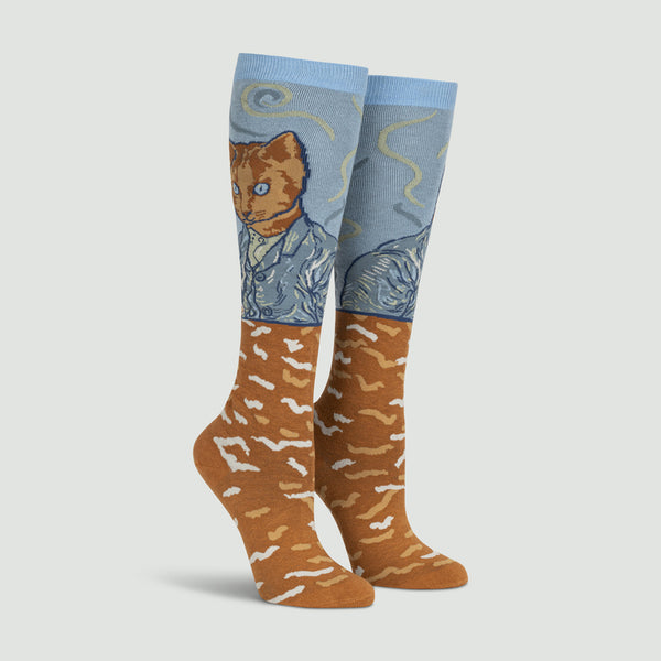 Cat Van Gogh, A Selfie Portrait Knee High
