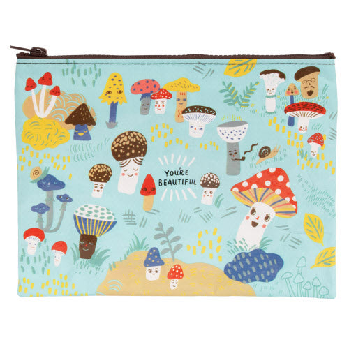 Cute Lil Mushrooms Zipper Pouch