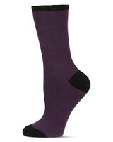 Tipped Flat Knit Cashmere Crew