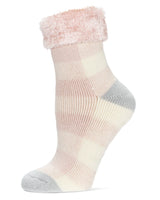Buffalo Check Plush Cabin Sock