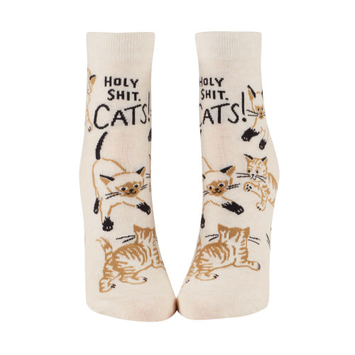 Holy Shit. Cats! Ankle Sock