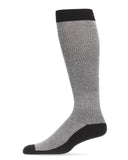 Two-Tone Contrast Bamboo Men’s Compression Knee High Sock