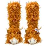 Highland Cattle Luxury Plush Slipper Socks