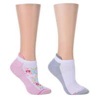 Multicolored Wildflowers Ankle Compression Socks 2-Pack
