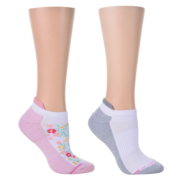 Multicolored Wildflowers Ankle Compression Socks 2-Pack