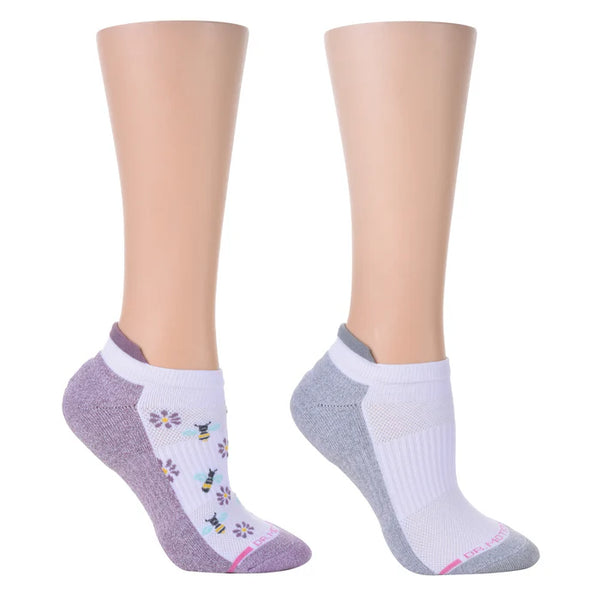 Bee Daisies Ankle Compression Socks 2-Pack