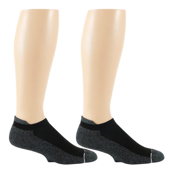 Plain Knit Compression Men’s Ankle Sock 2-Pack