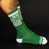 I Read Banned Books Unisex Gym Crew Sock