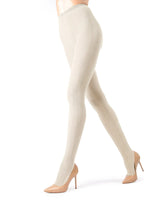 Toronto Textured Cable Sweater Cotton Blend Tights
