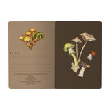 Mushrooms on Black Notebook