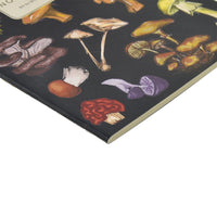 Mushrooms on Black Notebook