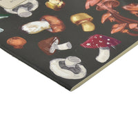 Mushrooms on Black 2 Notebook