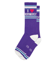 I ❤️ Romantasy Unisex Gym Crew Socks