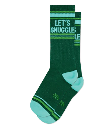 Let’s Snuggle Unisex Gym Crew Socks