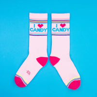 I ❤️ Candy Unisex Gym Crew Socks