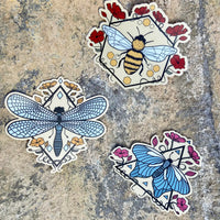 Floral Butterfly Sticker
