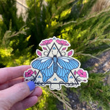 Floral Butterfly Sticker