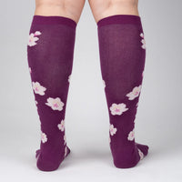Cherry Blossoms "Stretch-It" Knee High Sock