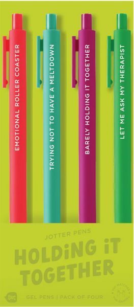 Holding it Together Jotters Pen Set 4-Pack