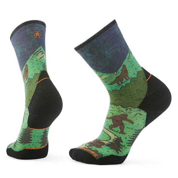 Trail Run Targeted Cushion Neature Print Crew